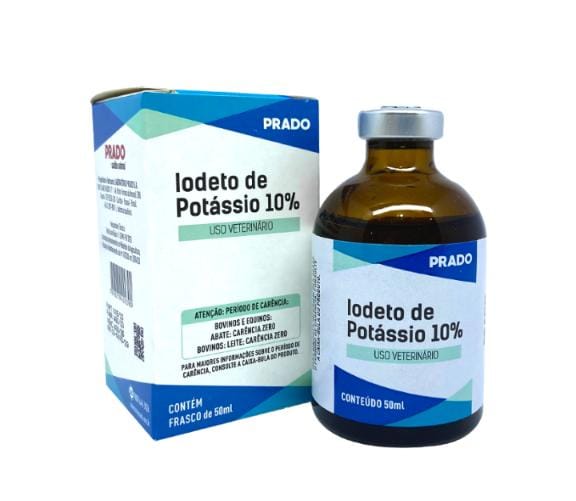 Iodeto de Potássio 10% 50ml - Prado