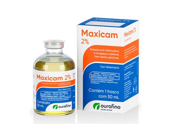 Maxicam 2% Injetável 50 ml - Ourofino