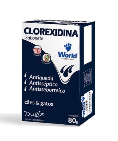 Sabonete Clorexidina Dugs 80g - World